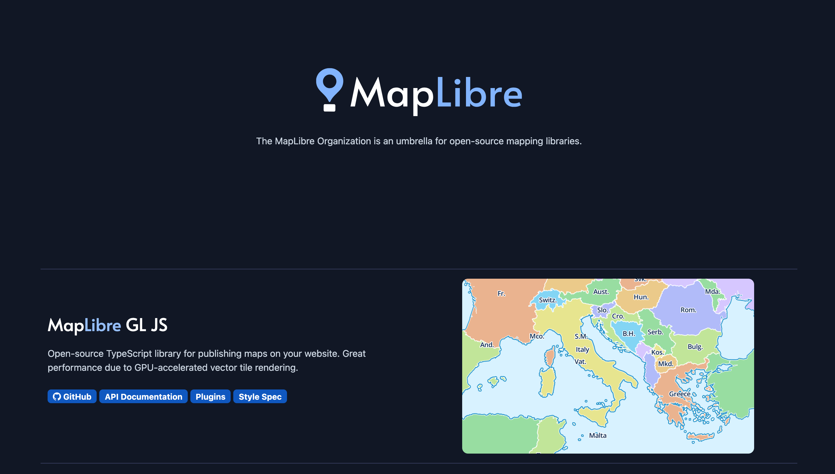 Maplibre | Dataviz Index