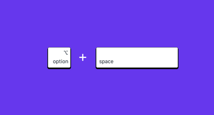 Ce petit raccourci très simple mais efficace permet d'insérer un espace insécable et assurer que deux mots ne soient jamais séparés par un retour chariot