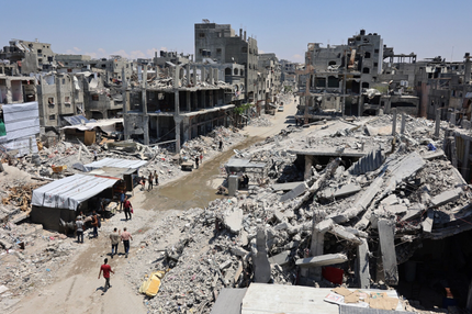 Gaza sous les débris à travers une cartographie en extrusion très précise de Bloomberg