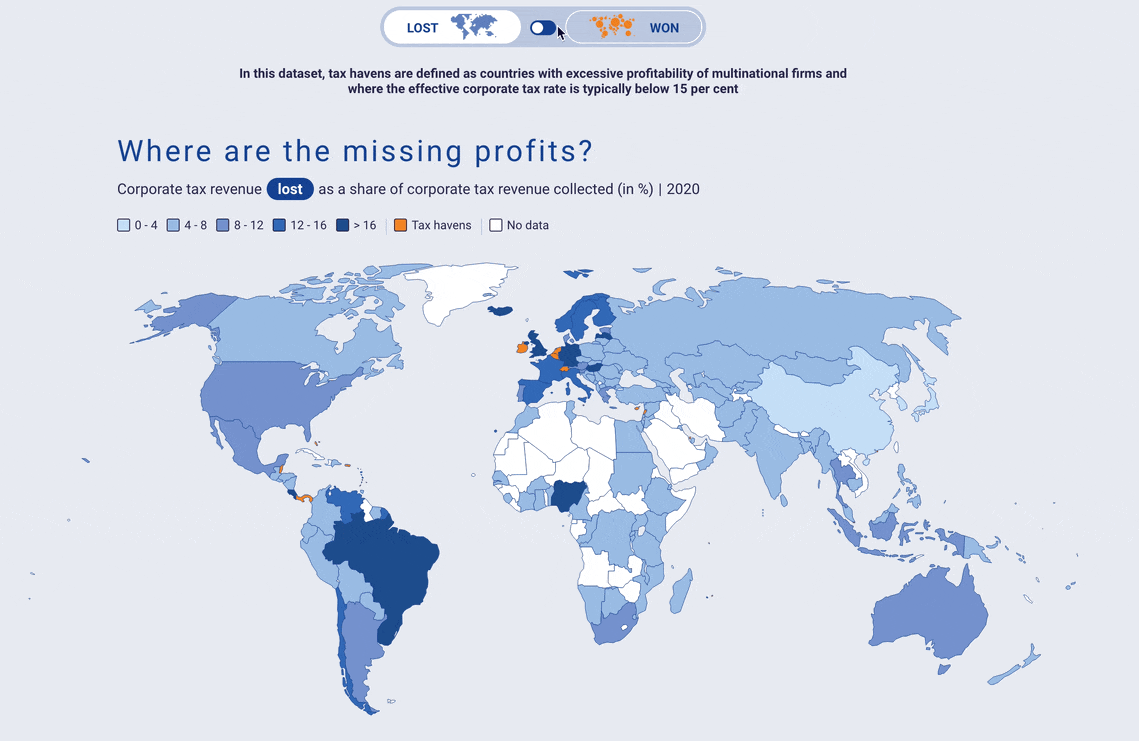 gif cartographie interractive de l'évasion fiscale et des paradis fiscaux à travers le monde